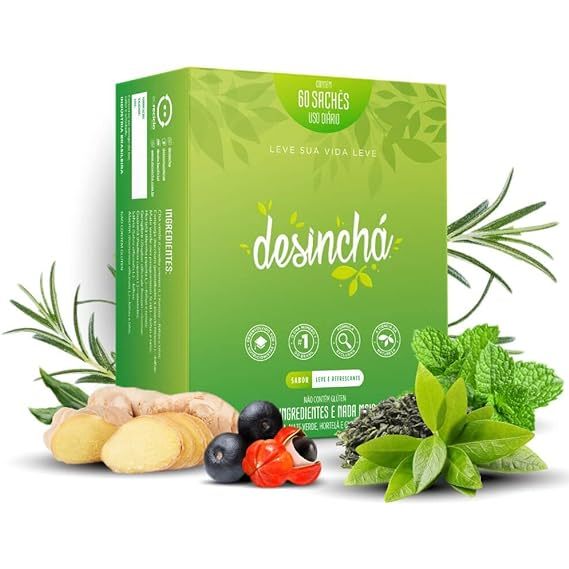 Desinchá Dia 60 Sachês 100% Original