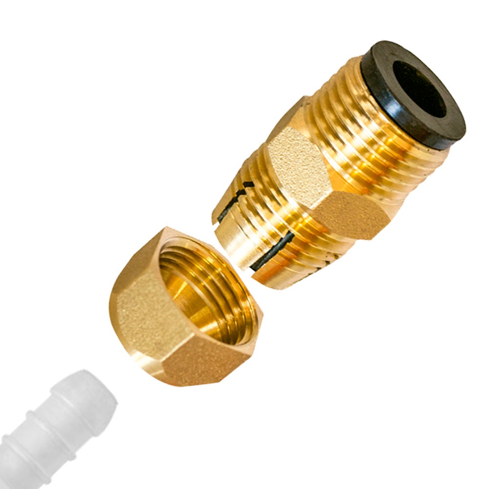 Adaptador Tipo Dako 1/2" Para Fogão Forno e Cooktop Com Bico Comum 3/8"