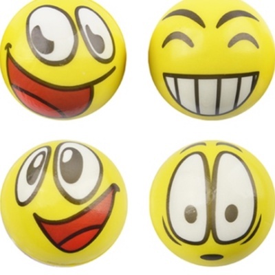 Pct c/12 unidade de Bolinha Relaxante Alivia Raiva Emoji/Macia Anti Stress, fisioterapia manuais.