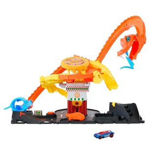 Hot Wheels City Pista Ataque De Cobra Vs Pizzaria - Mattel em Oferta na Shopee