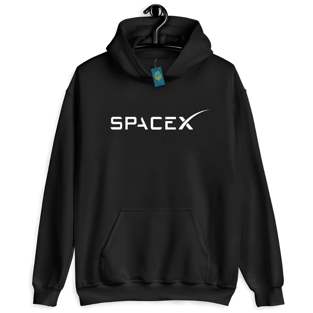 Moletom Canguru Unissex  Spacex Elon Musk Twiter Moda