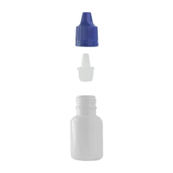 Frasco Plástico Branco C/ Conta Gotas 10ml