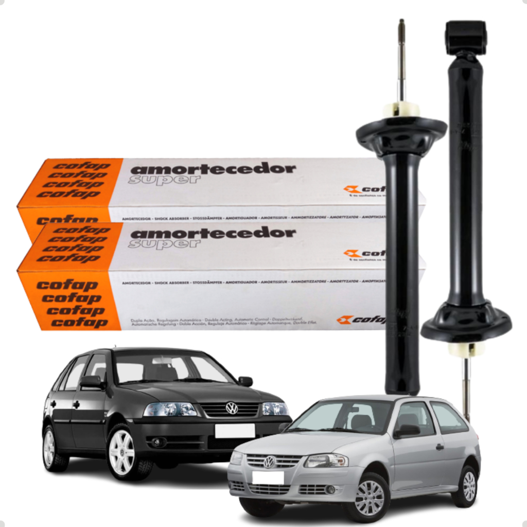 Par Amortecedor Traseiro Original Cofap Volkswagen Gol G2 G3 G4 2000 16V em Oferta na Shopee