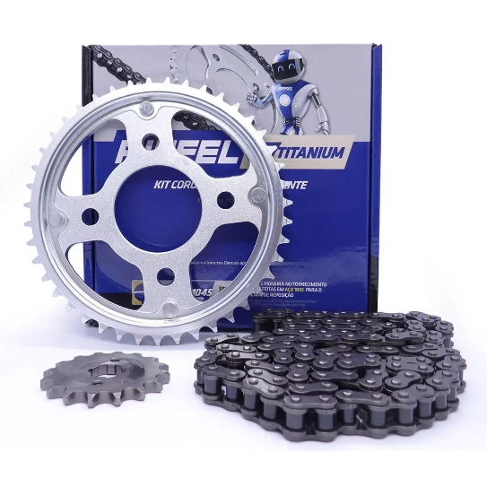KIT RELAÇÃO TITAN 160/FAN 160/START 160/CARGO 160 16-26 - RIFFEL em Oferta na Shopee