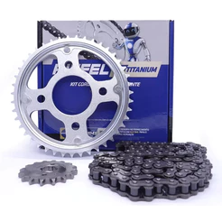KIT RELAÇÃO TITAN 160/FAN 160/START 160/CARGO 160 16-26 - RIFFEL