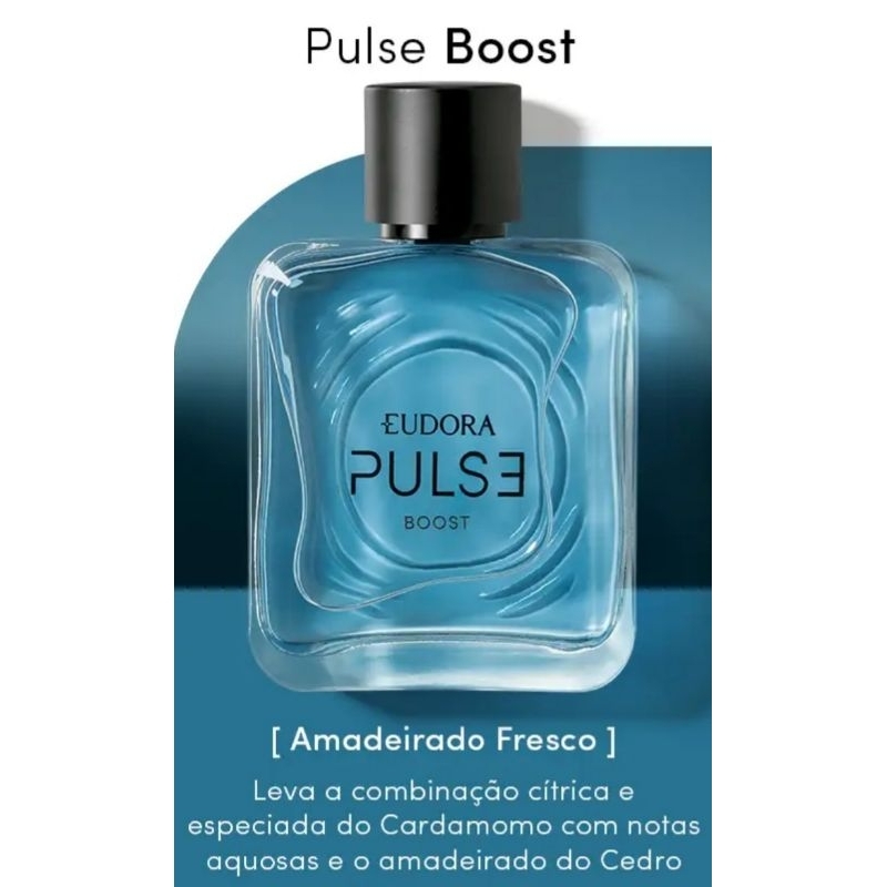 Linha de perfumaria masculina Pulse de Eudora