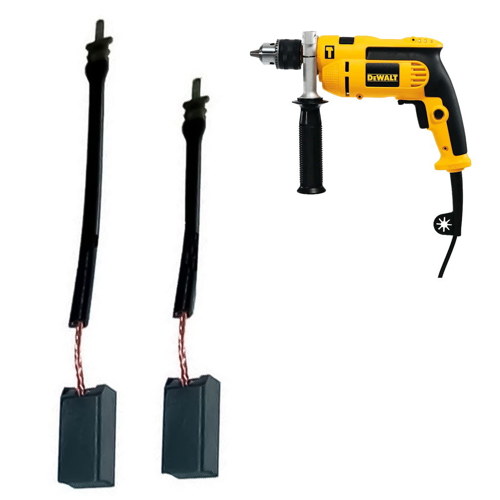 Jogo Par De Escova Carvão Furadeira Dewalt Dw502  TC-17 2 PEças