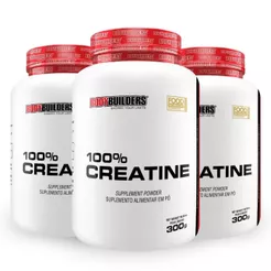 Kit 3x Creatina Monohidratada 100% 300g | Pura Importada - Bodybuilders