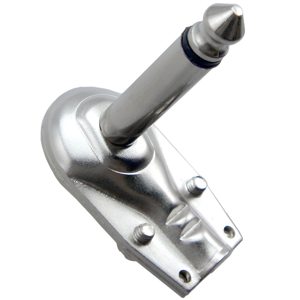 Plug Conector P10 Mono Em L Modelo Cachimbo Metal Profissional