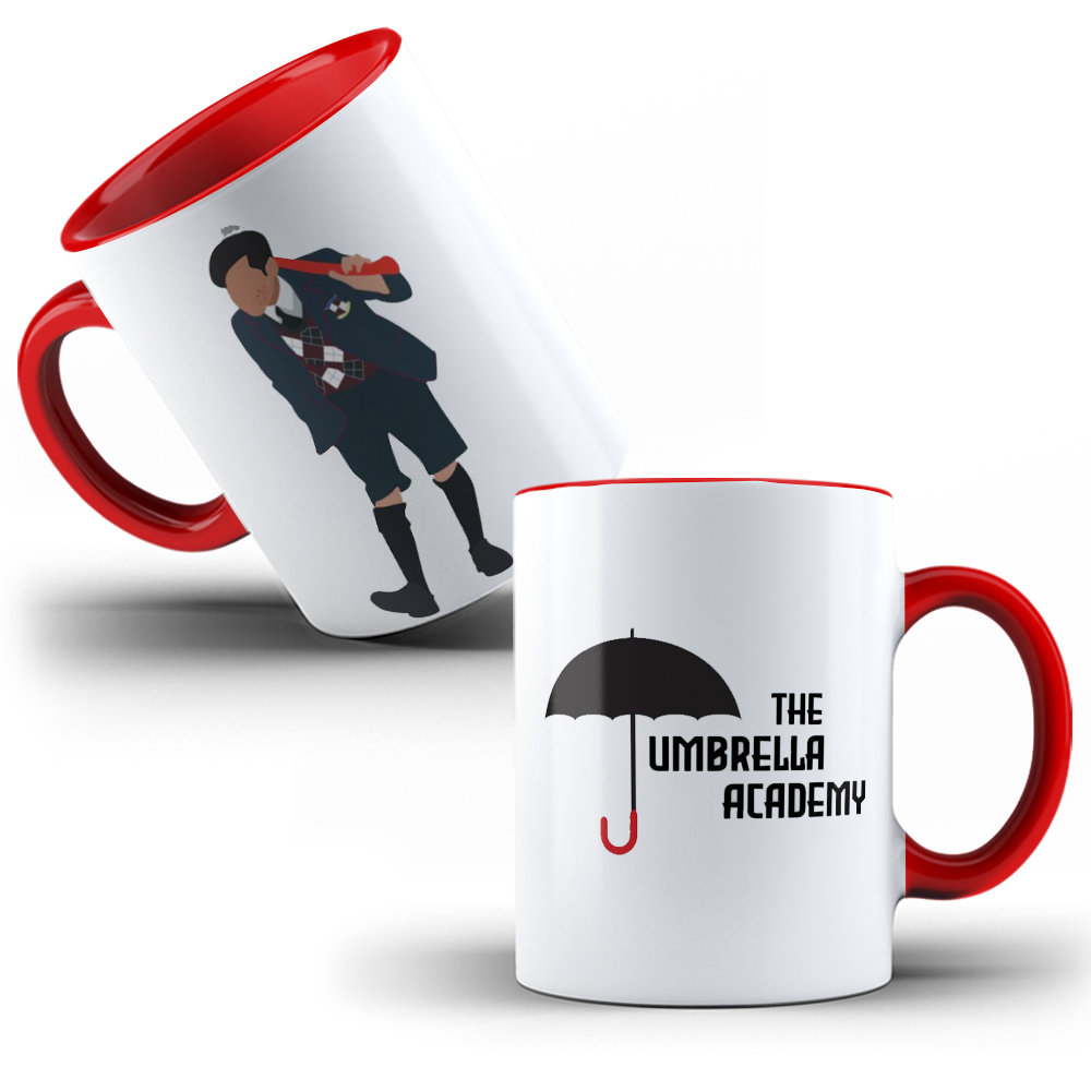 Caneca Porcelana Personalizada The Umbrella Academy  Number Five