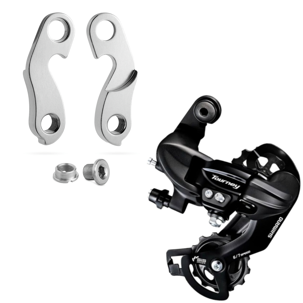 Cambio Traseiro Shimano Bike/Bicicleta Gantech Tourney 8v+ Gancheira Para Quadro Alfameq Ksw