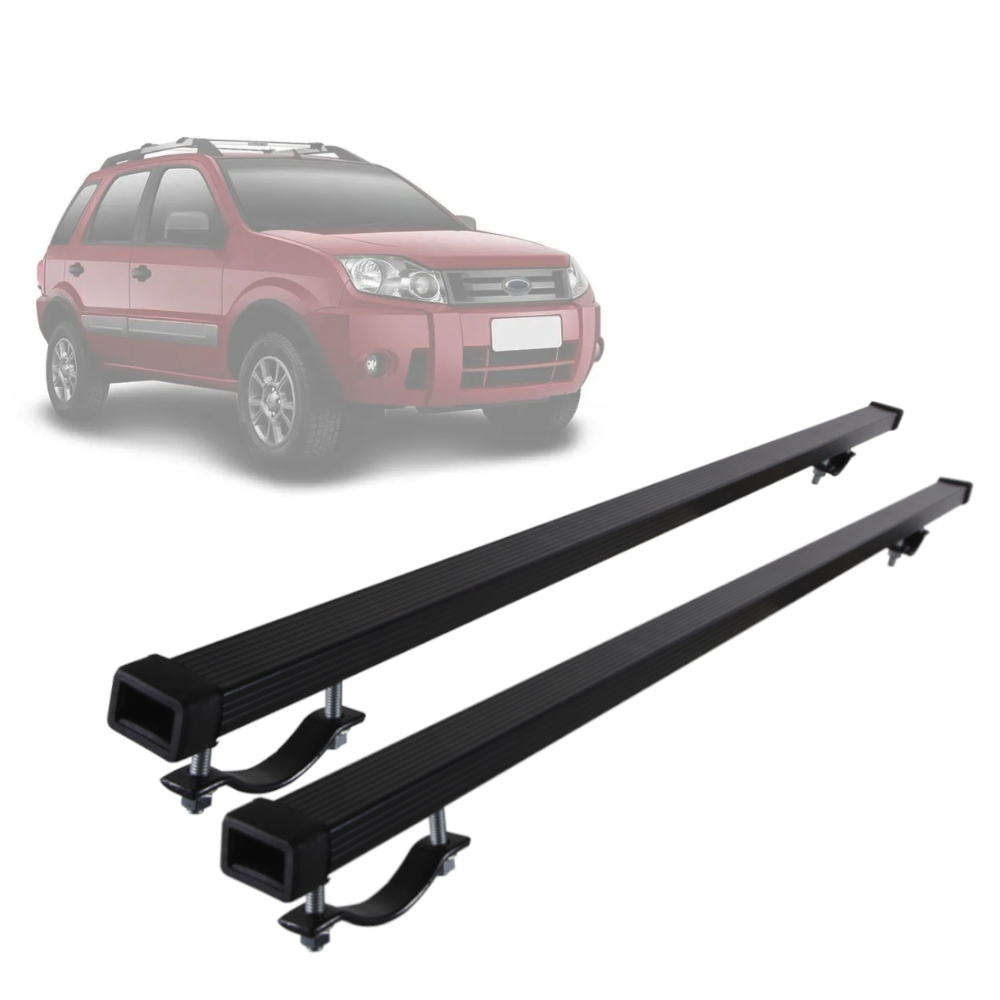 Rack De Teto Bagageiro Travessa De Aço Ford Ecosport 2010