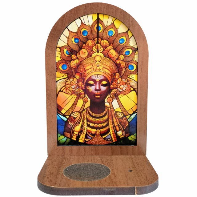 Altar Congá Oxum em MDF - Arte Estilo Vitral