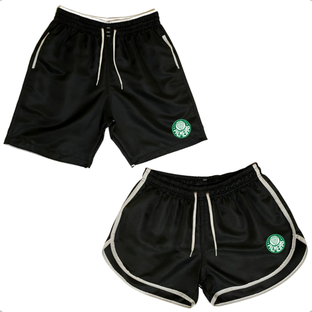 Conjunto Shorts Casais Kit Bermudas De Casal Moda praia Lançamento