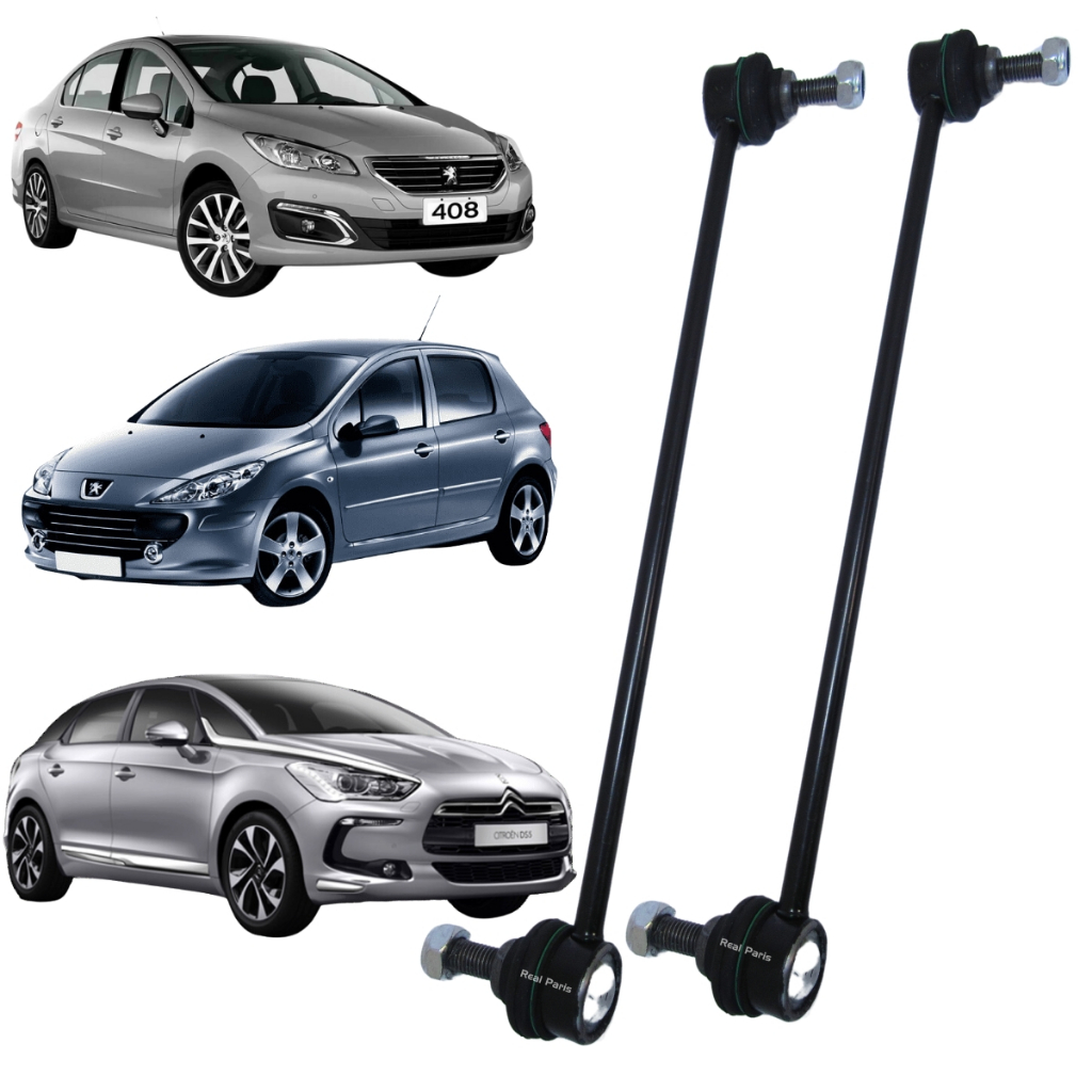 Par de Bieleta Suspensão Peugeot 307 308 408 3005 Citroen C4 Pallas Hatch Picasso Ds5
