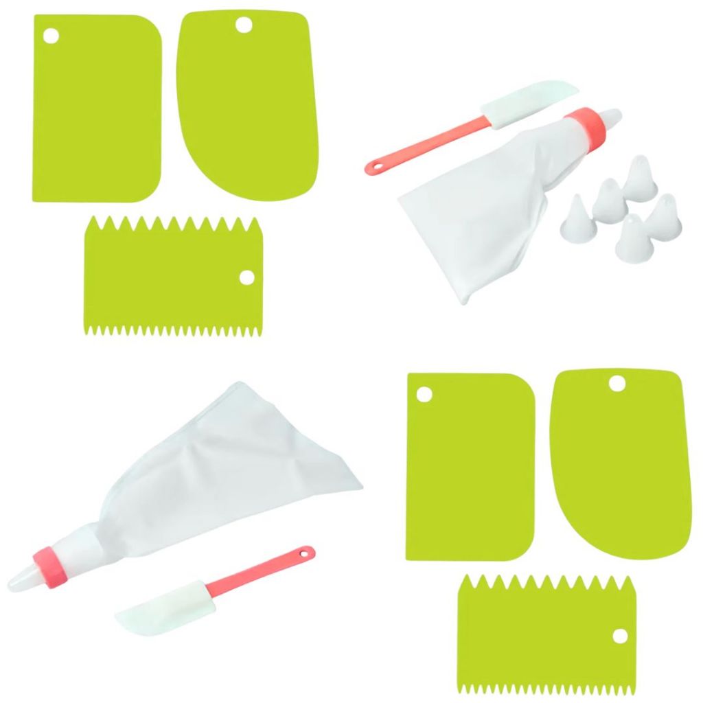 Kit Completo Para Bolos: Saco Confeiteiro, Bicos Confeiteiro e Espátulas Modeladoras Decoração Profissional