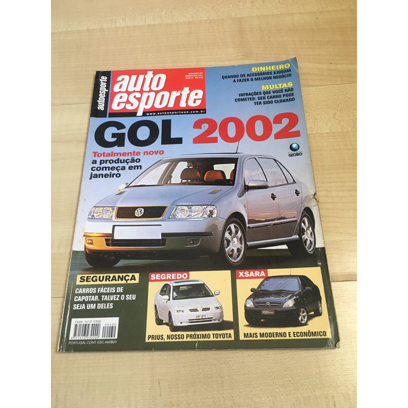 Revista Auto Esporte Nº430 Gol 2002