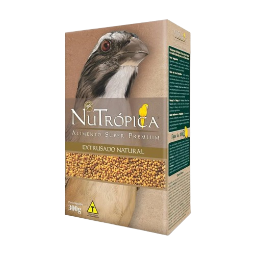 Ração Para Trinca Ferro Nutrópica Natural 300g Alimento Super Premium