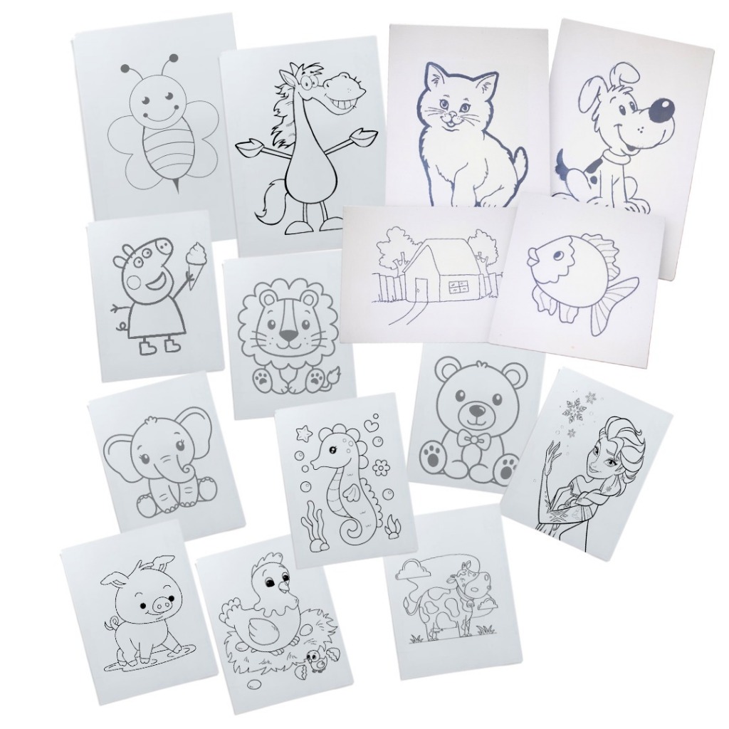 Tela Riscada 20x30 - Pacote com 10 unidades