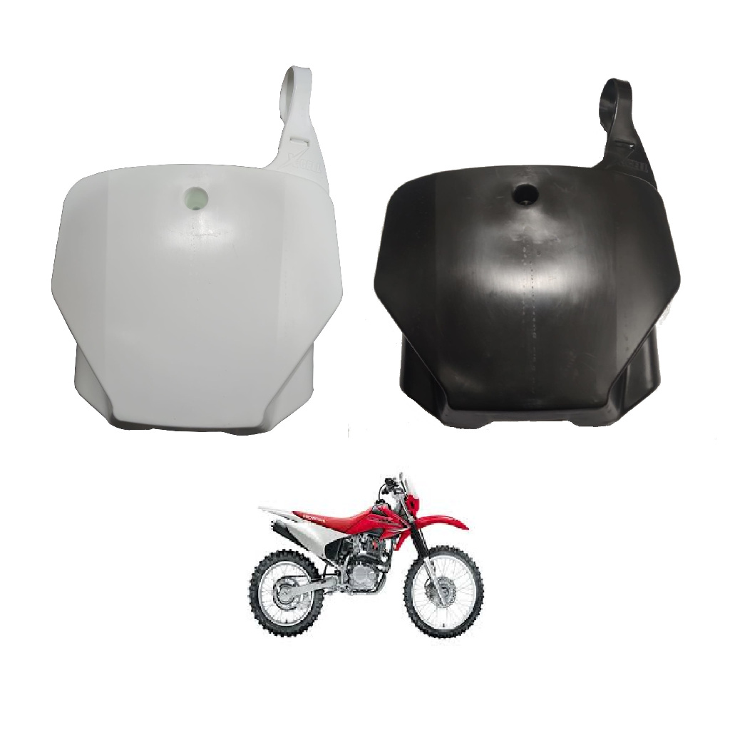 Number Plate Frontal X-cell Honda Crf 230 Branco / Preto