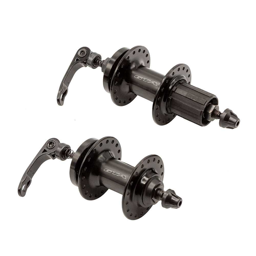Cubo Cassete Aluminio Esferado Dianteiro e Traseiro 8 a 12 Velocidades Blocagem P Freio Disco 36 Furos Bicicleta