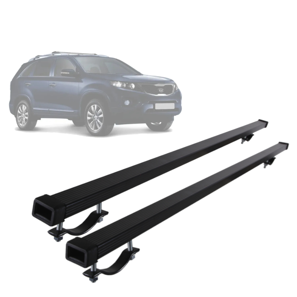 Rack De Teto Travessa Aço Kia Sorento Sem Teto 2010 À 2013 Steel Racks