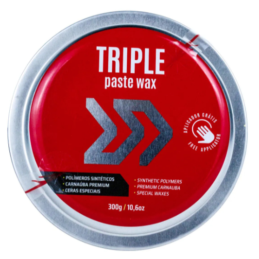 Cera de Carnaúba Triple Paste Wax 300g Autoamerica