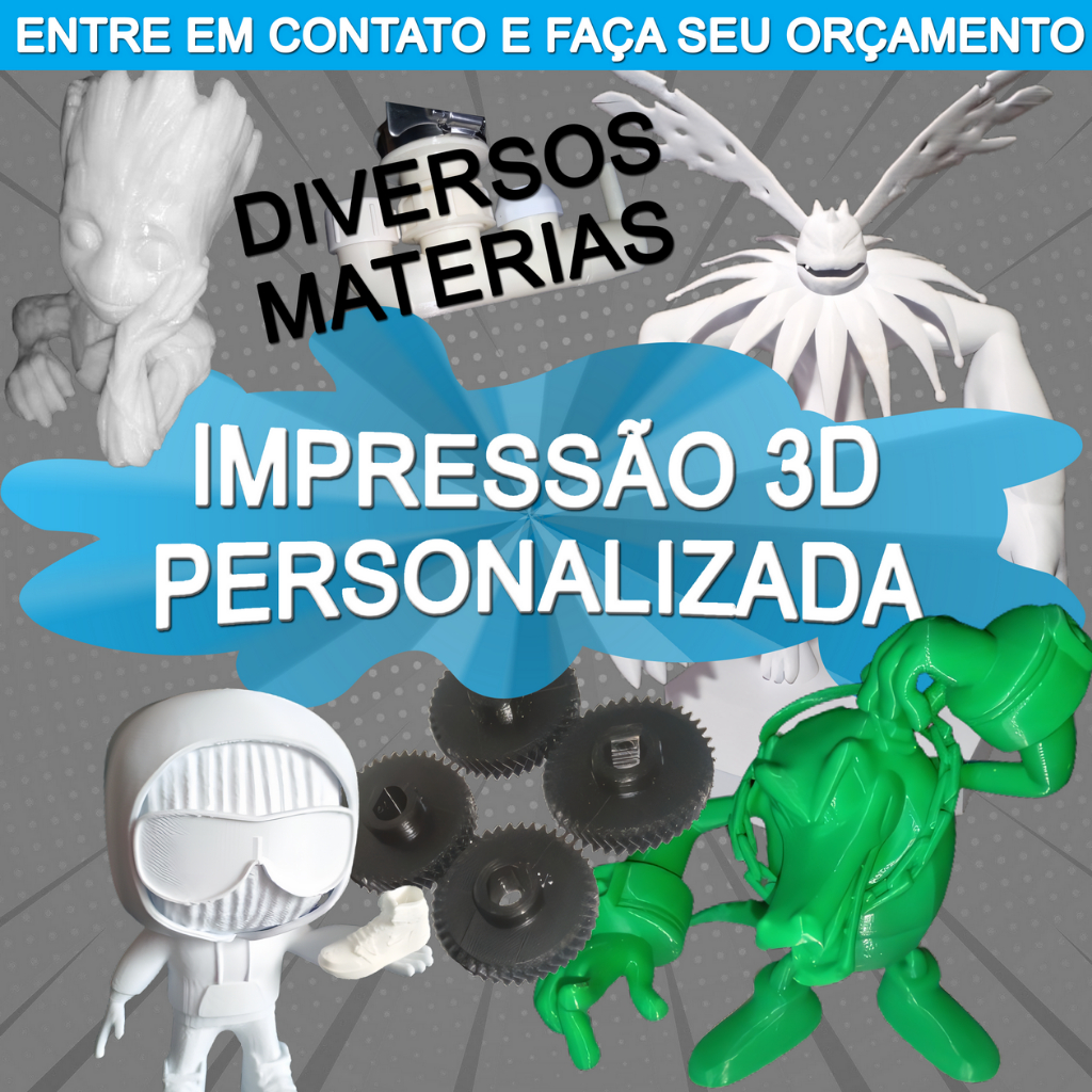 Serviço de impressão 3D personalizada em Oferta na Shopee