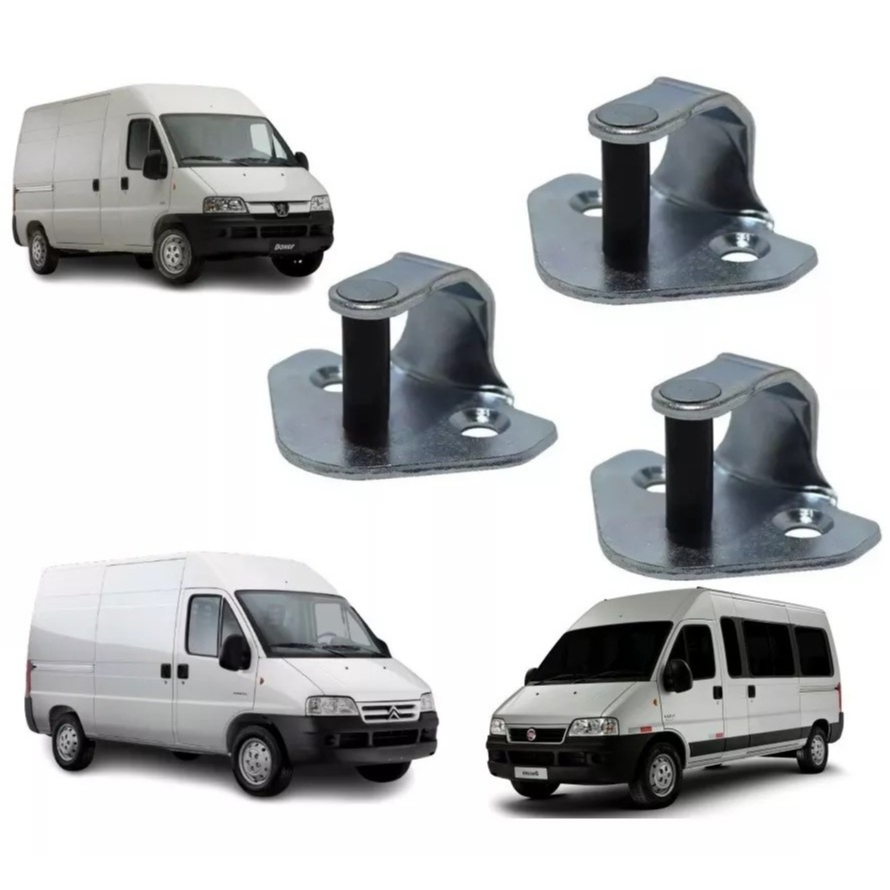 Batente Batedor Porta Ducato Boxer Jumper 1998 A 2016 Kit