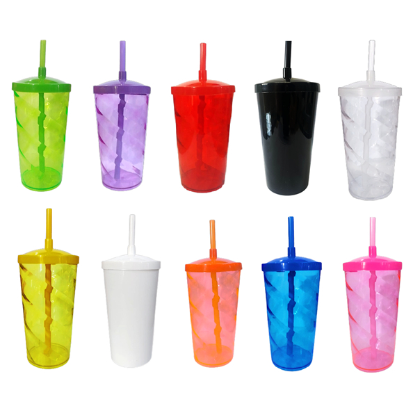 Kit 10 Copo Twister 500 mL - Festa Infantil - Decoração- Artigos de Festa