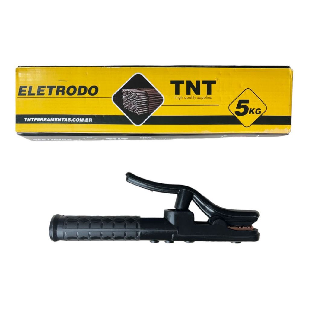 Kit Alicate Para Solda Porta Eletrodo 1000 Amperes + 5 KG Eletrodo