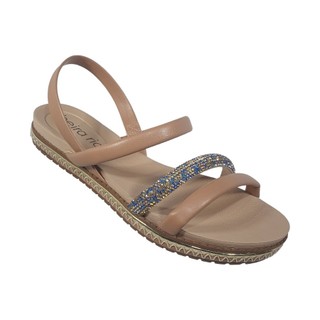 Sandália Feminina Beira Rio 83211546 Salto Baixo em Oferta na Shopee