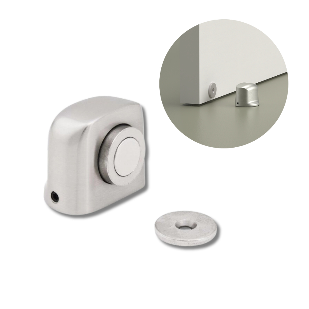 Prendedor De Porta Magnetico Amortecimento Fixador Batente de porta