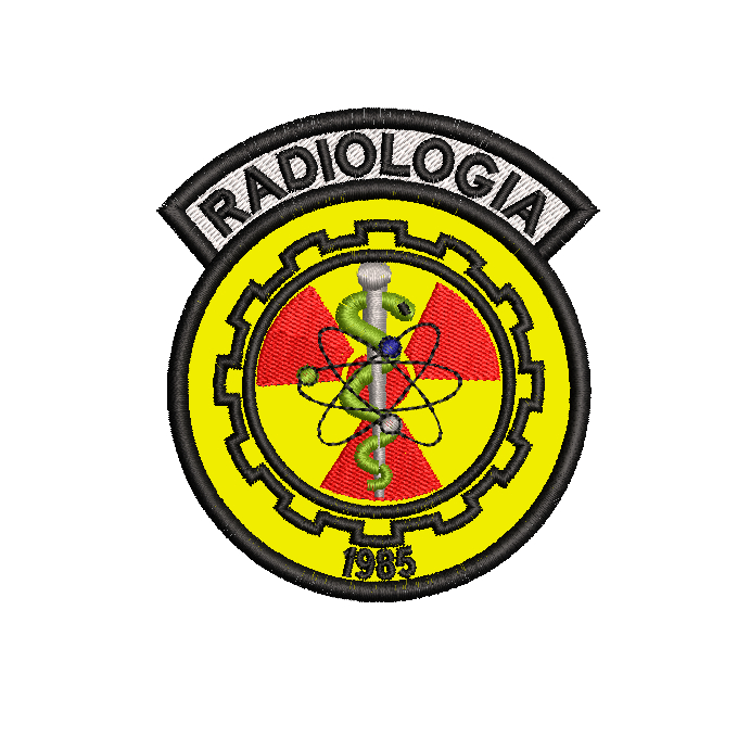 Patch Bordado Termocolante - Radiologia