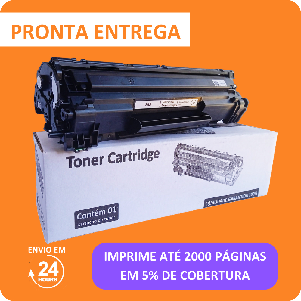 Toner Cf283a 283a M127fn M125a M127 M225 Hp M127fn Promoção!