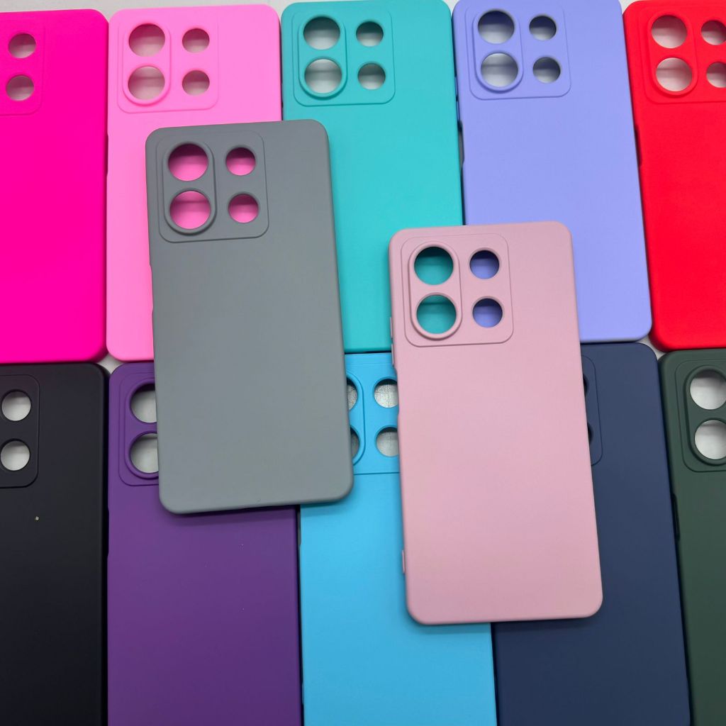 Capa Silicone Aveludada - NOTE 13 4G - Para Xiaomi Kit Capa + Película 3D ou Só 1 Capinha Aveludada em Oferta na Shopee