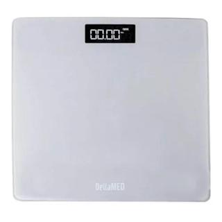 Balança Digital Smart Cinza Visor Led Banheiro Portátil Peso Até 180Kg Dellamed
