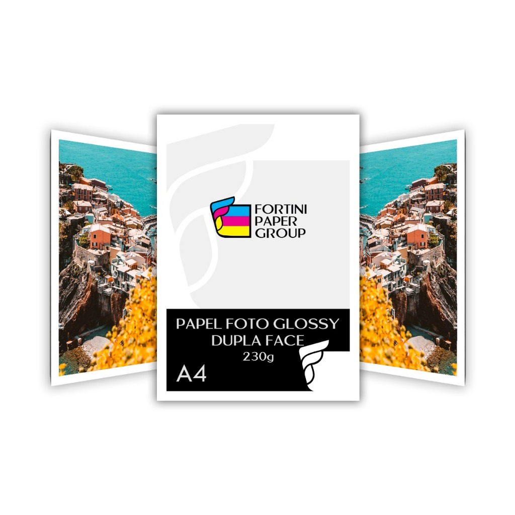 40 Folhas Papel Fotográfico Glossy 230g Dupla Face  A4 Premium A prova d'água p/Jato de Tinta Inkjet em Oferta na Shopee