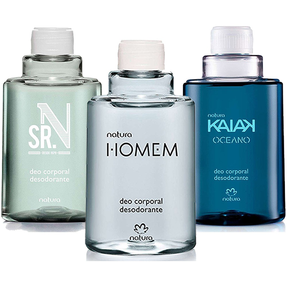Refil Deo Corporal Masculino Natura  Sr. N Kaiak Oceano Homem Clássico Tradicional 100ml
