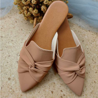 Mule Feminino Gota Serena Sapatilha Sapato Mocassim Muller Bico Fino Entrelaçado em Oferta na Shopee