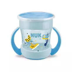 Copo Mini Magic 360° AZUL com Alça Evolution 160ml Boy - Nuk