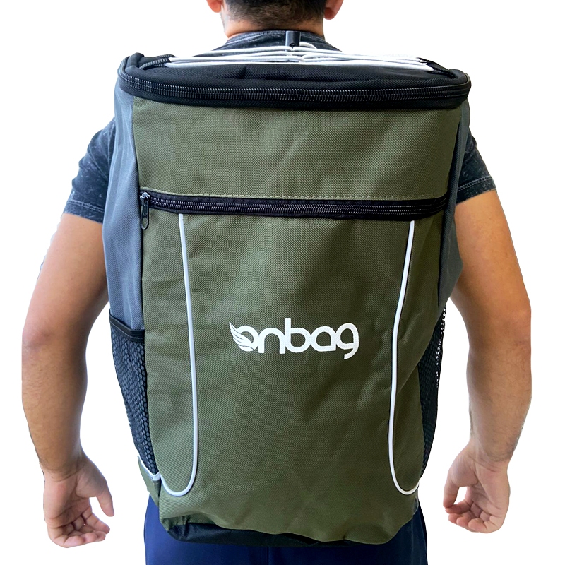 Mochila Bolsa Térmica G para Trilhas Praia e Viagem - Cabe 20 Latas de Cerveja com Gelo - Cooler Bag Freezer Marmita Não Vaza