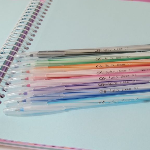 KIT DE CANETAS CIS SPIRO CLEAN 0.7mm - 8 CORES em Oferta na Shopee