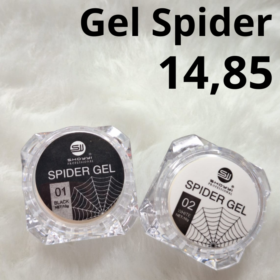 Gel Spider Teia De Aranha Led Uv Desenho Cores Unhas