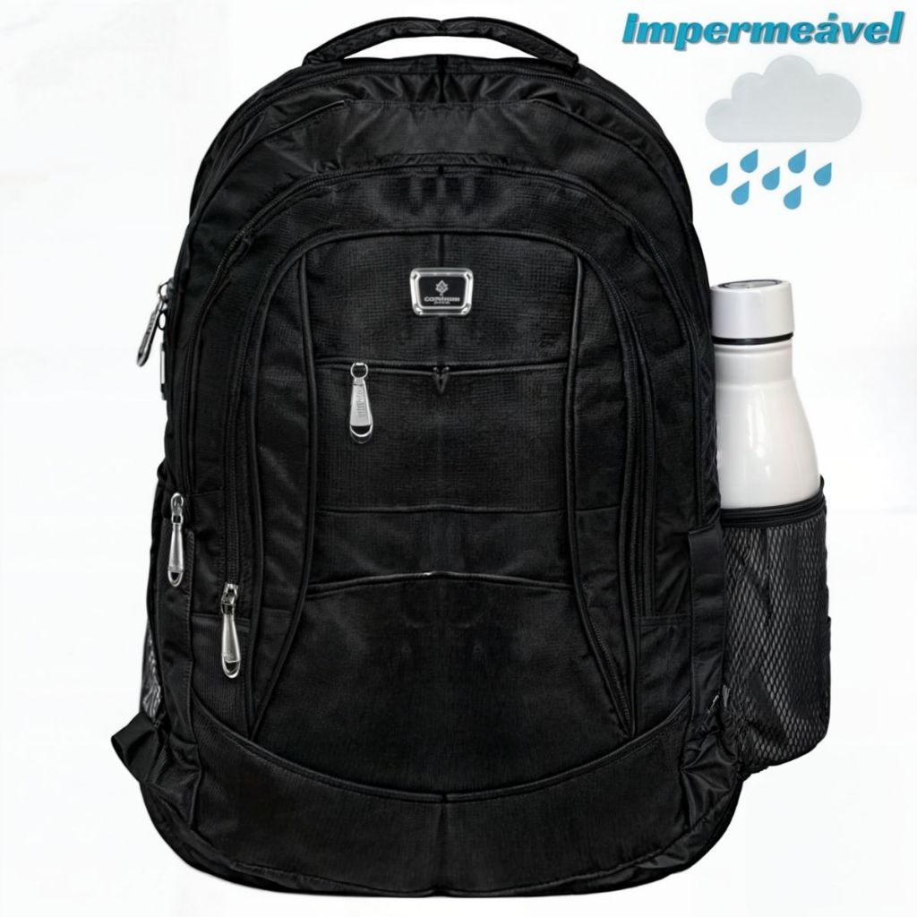 Mochila Grande Masculina Motoboy Motoqueiro Camping Notebook