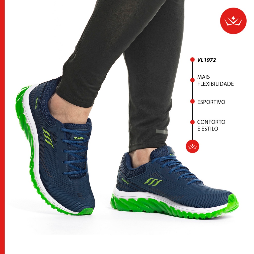 Tênis Masculino Olimpak Esportivo Treino Academia - Men Shoes