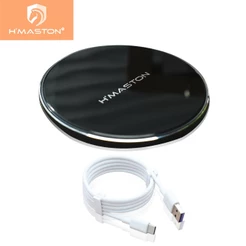 H'maston YD-27 Carregador Portátil Power Bank Sem Fio Indução Super Rápida Com luz LED