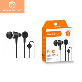 H'maston P2 EJ-32 Fone De Ouvido Com Microfone Intra-auricular em Oferta na Shopee