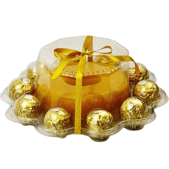 Mini Festa Cristal Bolo e Brigadeiros C/3 Und em Oferta na Shopee