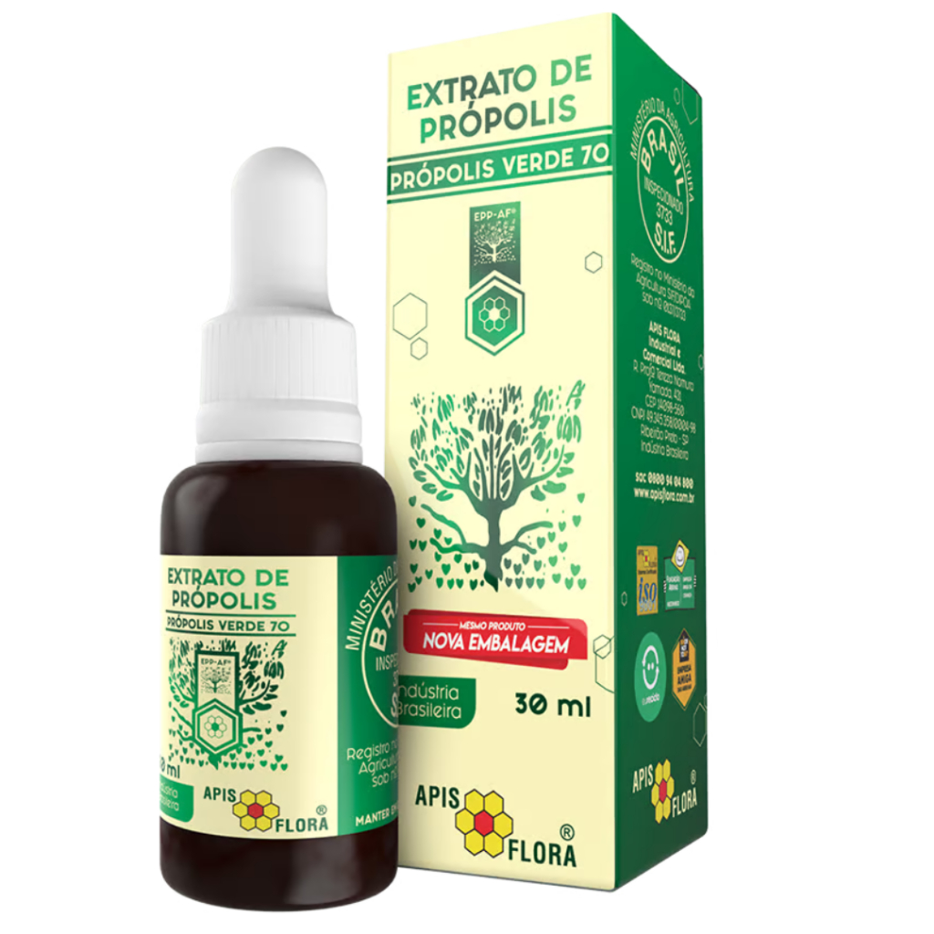 Extrato De Própolis Verde 70 - 30ml Apis Flora em Oferta na Shopee